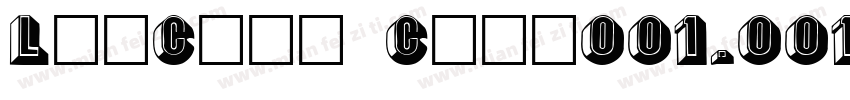 LeeCaps Caps001.001字体转换